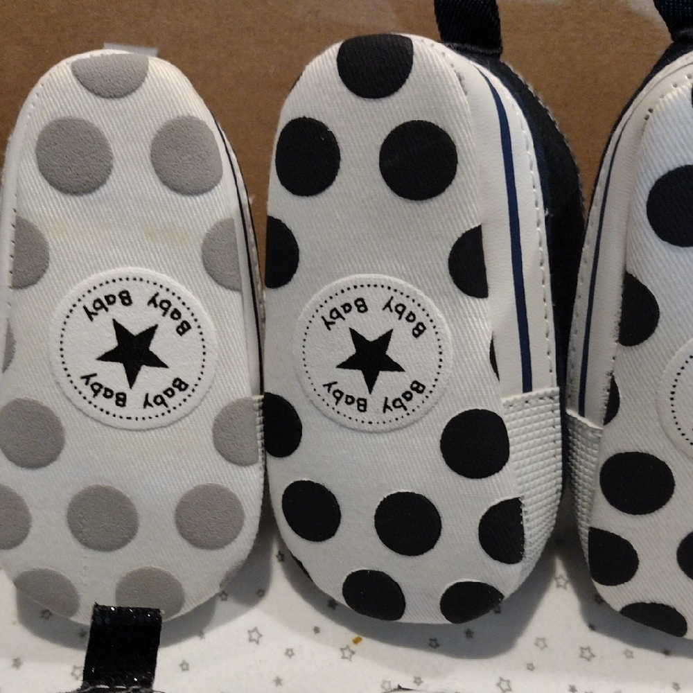 Stylish Black and Gray Kids Sneakers, 3 Pairs - Picture 9 of 10